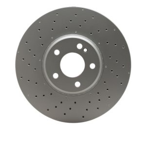Mercedes-Benz C300 Brake Rotor (1) - Front - R1 Concepts - GeoSPEC Coated Rotor - Drilled - `15-`23